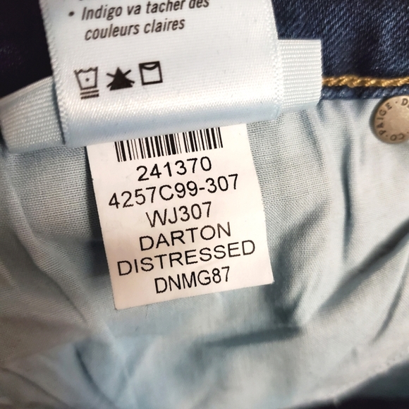 PAIGE Jeans Verdugo Ankle Darton Distressed Frayed Hem Jeans - Size 28 - Picture 10 of 10